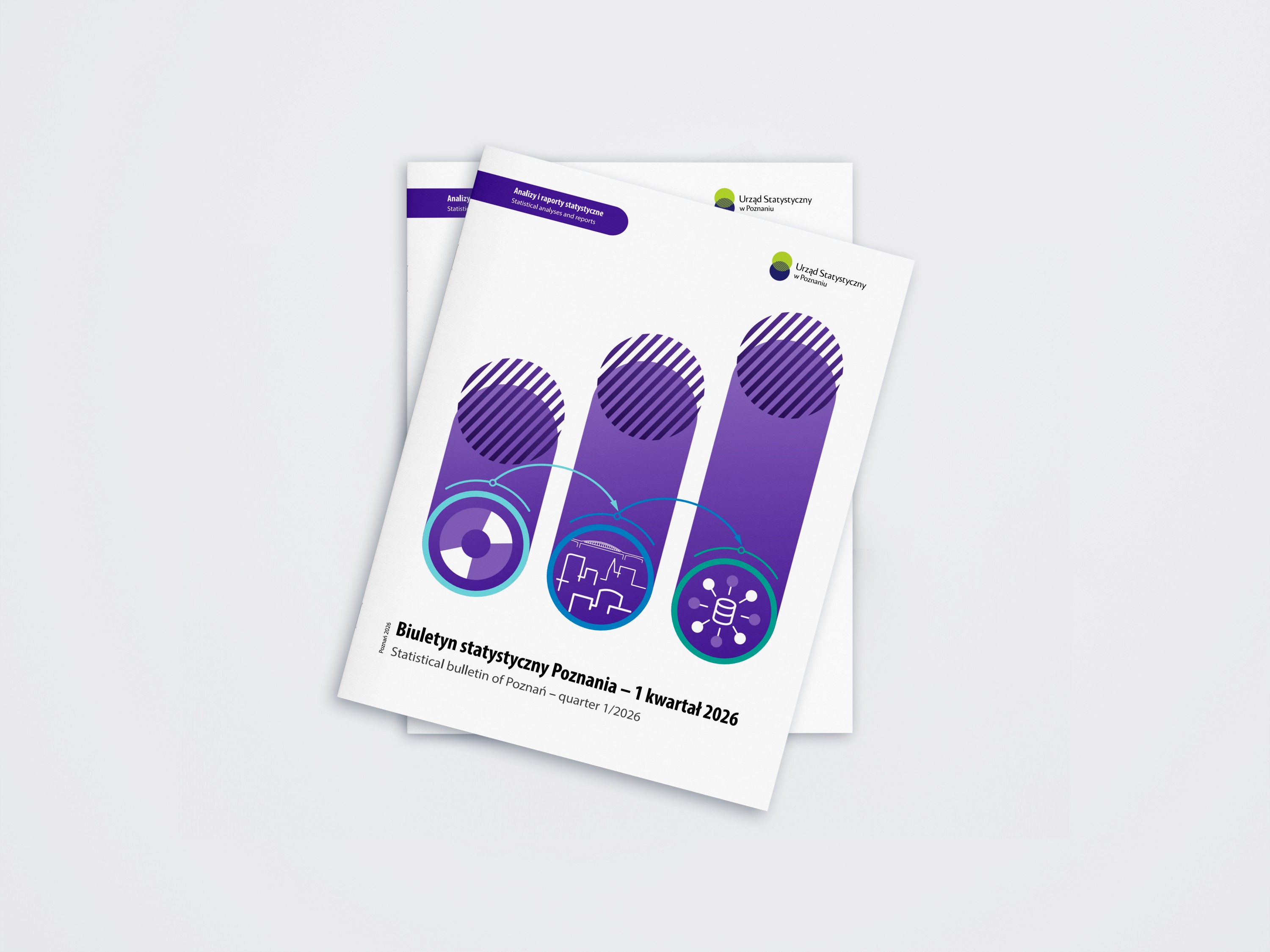 Mockup of Statistical bulletin of Poznan 2026 – quarter 1/2026