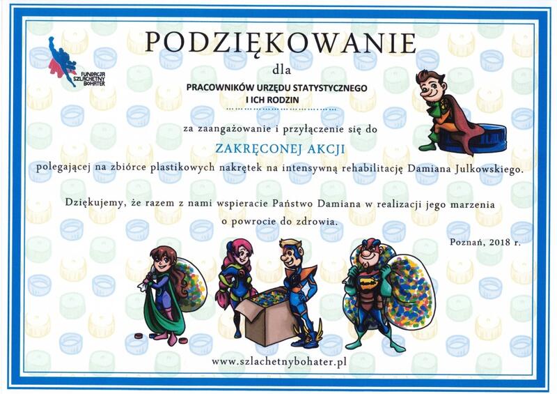 Powiększ obraz: Dyplom z podziękowaniem