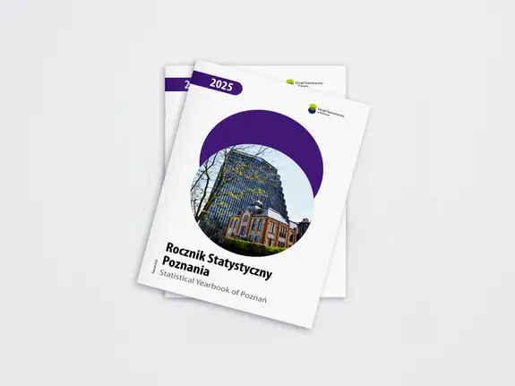 Mockup publikacji Rocznik Statystyczny Poznania 2025