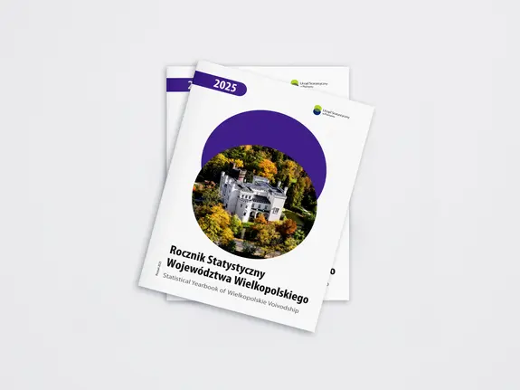 Mockup of Statistical Yearbook of Wielkopolskie Voivodship 2025