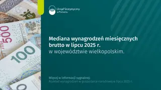 Powiększ obraz: Slider Mediana wynagrodzeń miesięcznych brutto w województwie wielkopolskim w lipcu 2025 r.