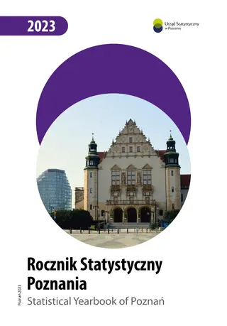 Powiększ obraz: Cover of Statistical Yearbook of Poznań 2023
