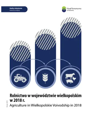 Powiększ obraz: Cover of Agriculture in Wielkopolskie Voivodship in 2018