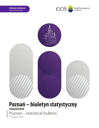 Powiększ obraz: Cover of Statistical bulletin of Poznan – quarter 2/2018