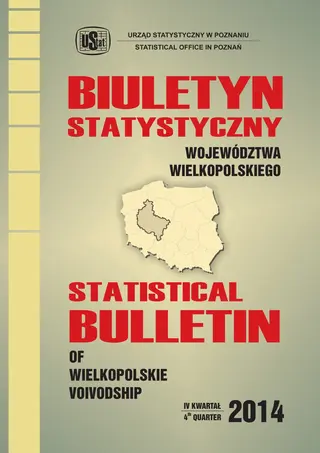 Powiększ obraz: Cover Statistical Bulletin of Wielkopolskie Voivodship - IV quarter 2014