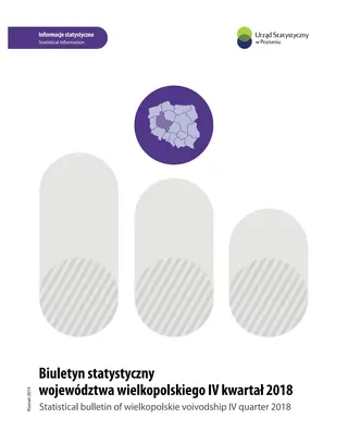 Powiększ obraz: Cover of Statistical  bulletin  of  wielkopolskie  voivodship  -  IV  quarter  2018