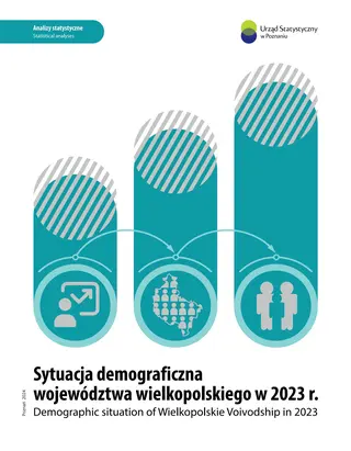 Powiększ obraz: Cover of Demographic situation of Wielkopolskie Voivodship in 2023