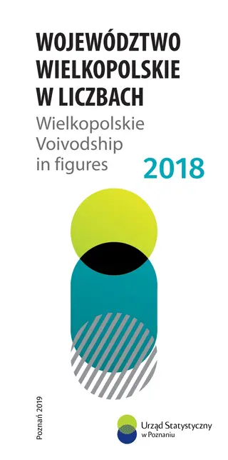 Powiększ obraz: Cover of Wielkopolskie voivodship in figures 2018