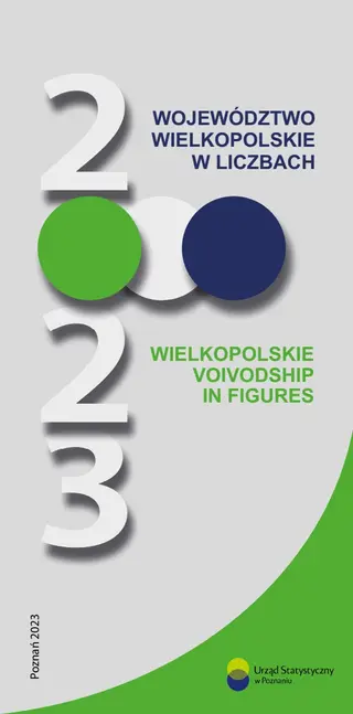 Powiększ obraz: Cover of Wielkopolskie Voivodship in figures 2023